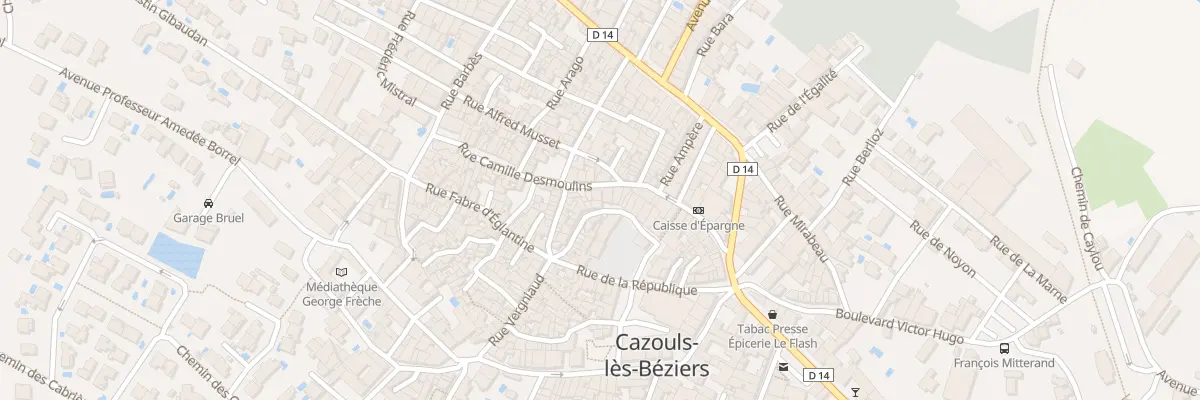 Plan du 4 Rue Condorcet à Cazouls-lès-Béziers