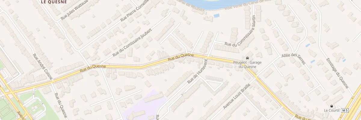 Plan du 136 Rue du Quesne à Marcq-en-Barœul