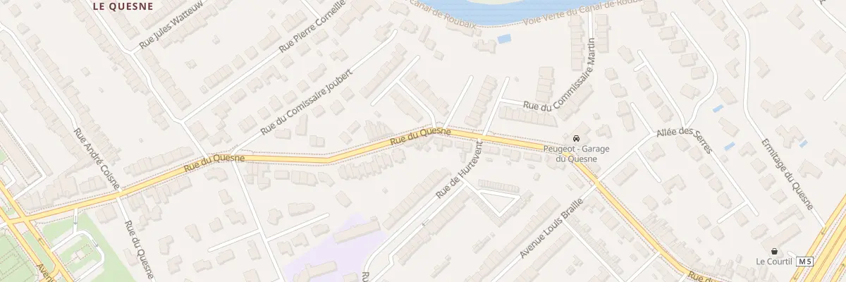 Plan du 138 Rue du Quesne à Marcq-en-Barœul