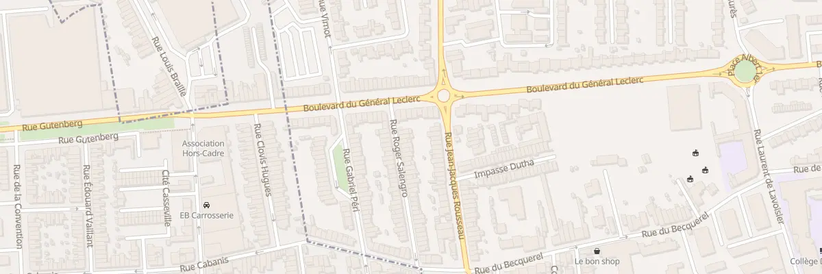 Plan du 3 Rue Roger Salengro à Mons-en-Barœul