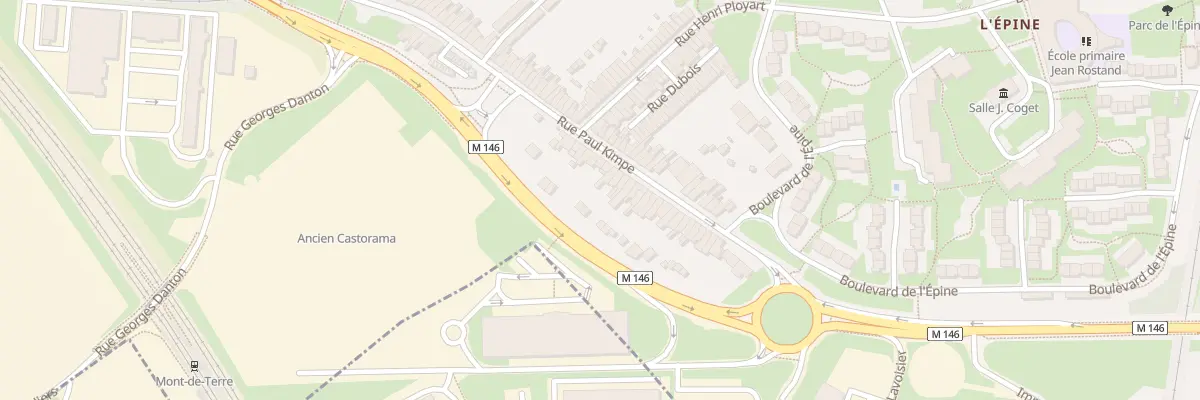 Plan du 40 Rue Paul Kimpe à Lille