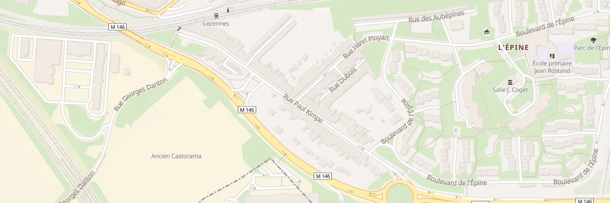 Plan du 81 Rue Paul Kimpe à Lille