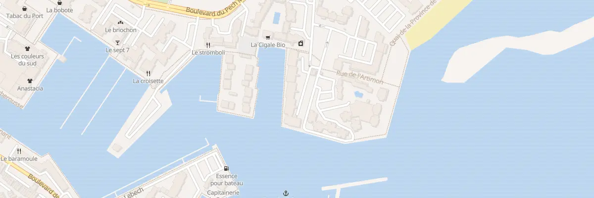 Plan du 74 Pl de la Bonance à Gruissan