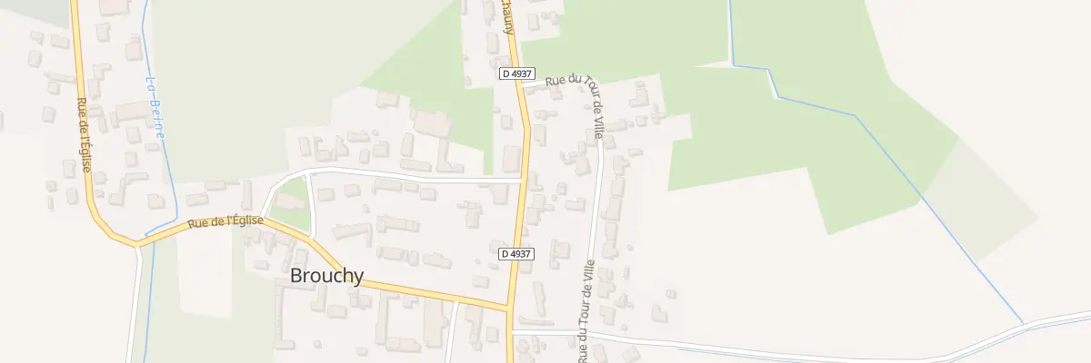 Plan du 609 Rue de Chauny à Brouchy