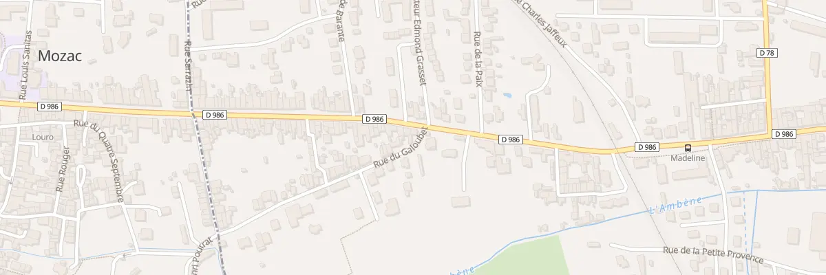 Plan du 1 Rue du Galoubet à Riom