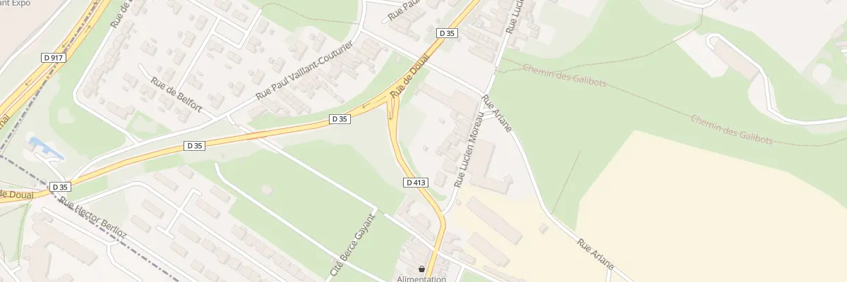 Plan du 306 Rue Lucien Moreau à Waziers