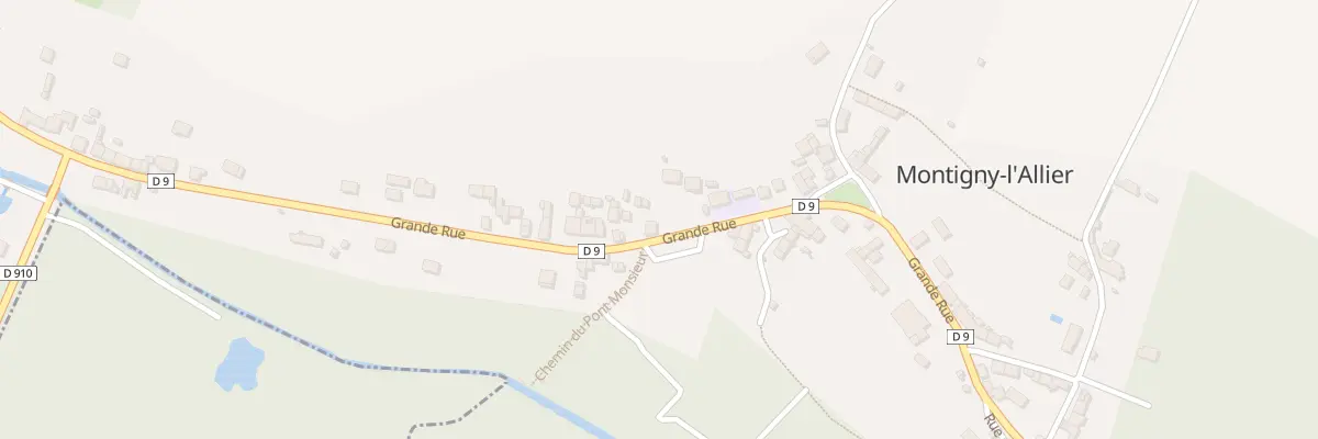 Plan du 38 Gr Grande Rue à Montigny-l’Allier
