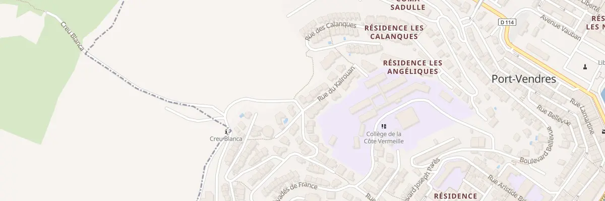 Plan du 7 Rue du Kairouan à Port-Vendres