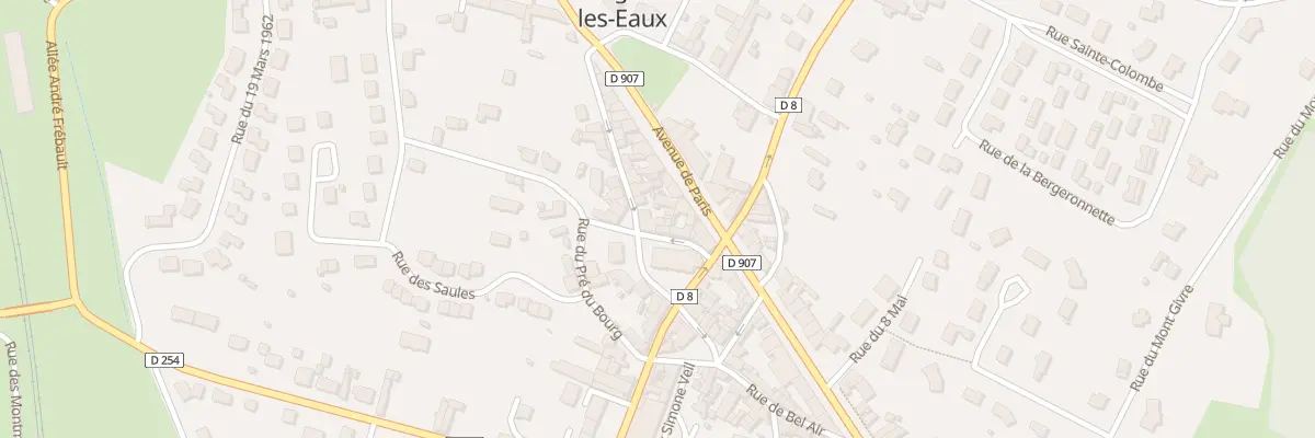 Plan du 77 Pl de l’Église à Pougues-les-Eaux