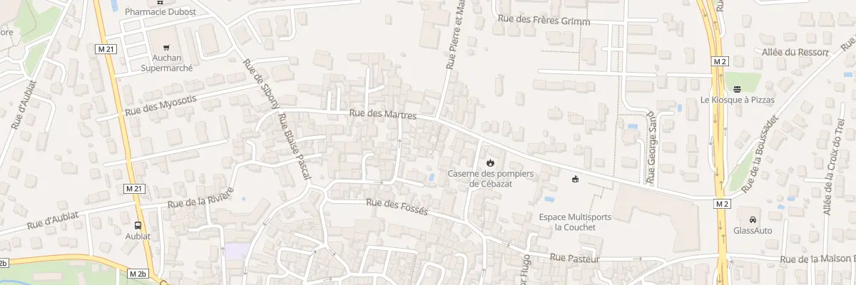 Plan du 5 Rue des Martres à Cébazat