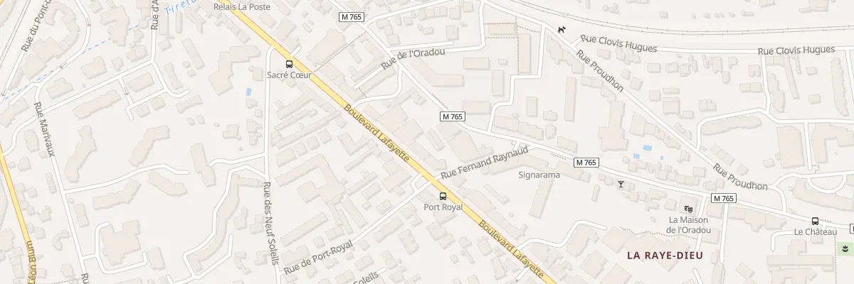 Plan du 105 Bd Lafayette à Clermont-Ferrand