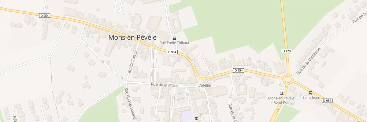 Plan du 73 Rue du Moulin à Mons-en-Pévèle
