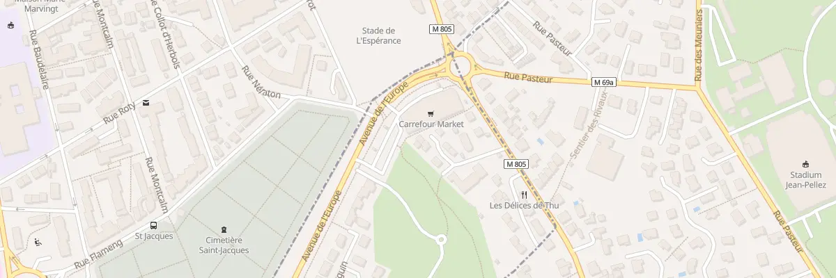 Plan du 9 Imp de l’ORTF à Beaumont
