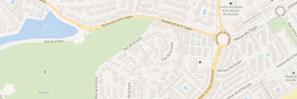 Plan du 717 Rue de la Hune à Gruissan