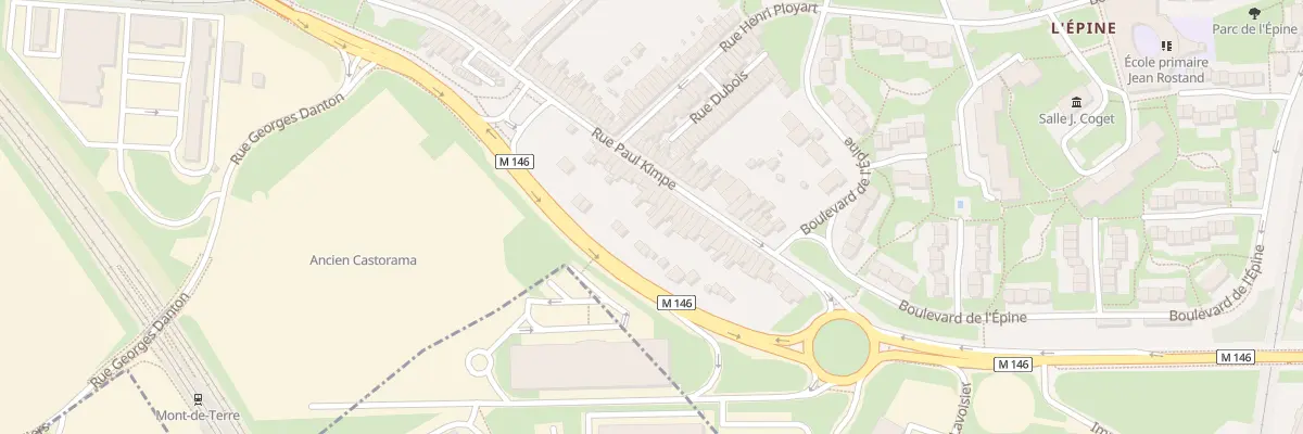 Plan du 42 Rue Paul Kimpe à Lille