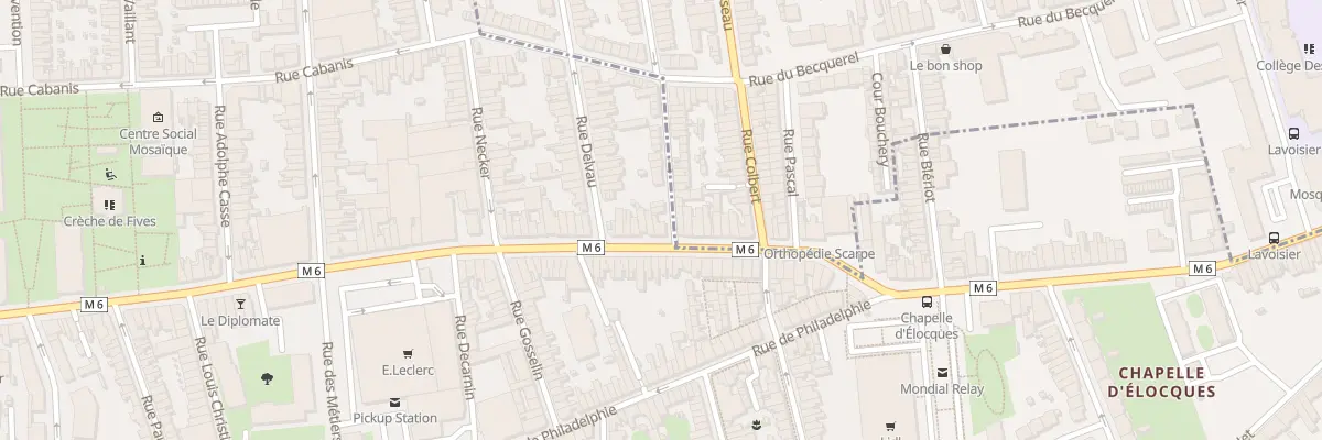 Plan du 193 Rue de Lannoy à Lille