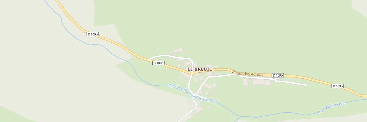 Plan du 5017A Le Breuil à Leyvaux