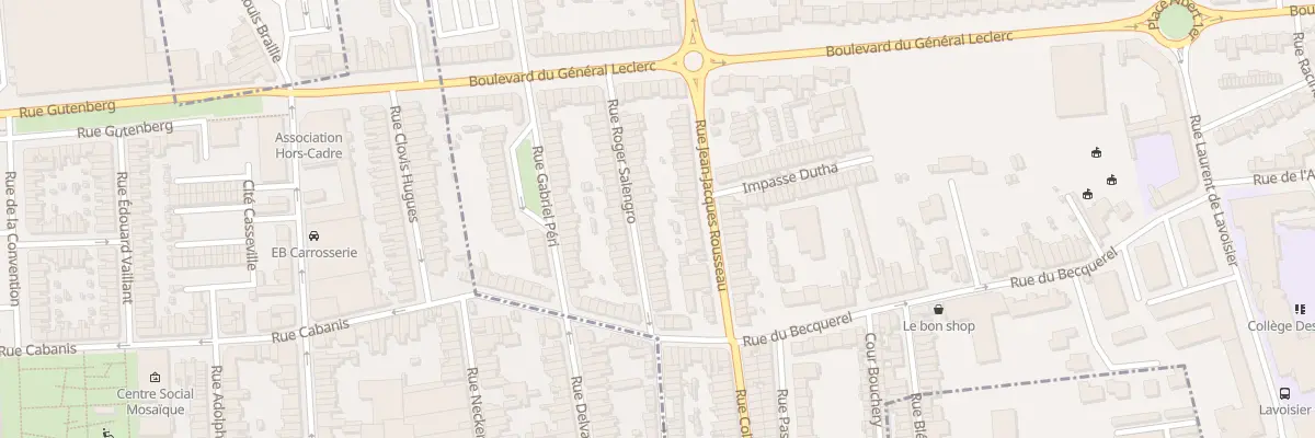 Plan du 29 Rue Roger Salengro à Mons-en-Barœul