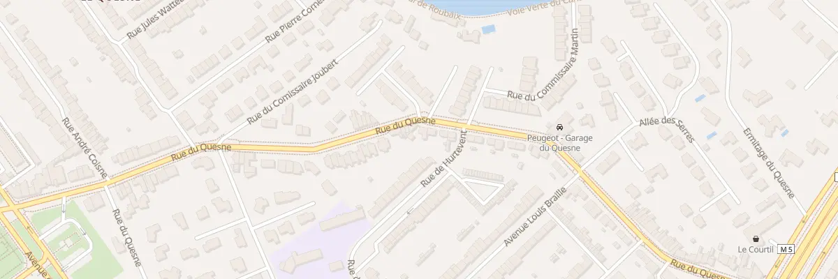 Plan du 142 Rue du Quesne à Marcq-en-Barœul