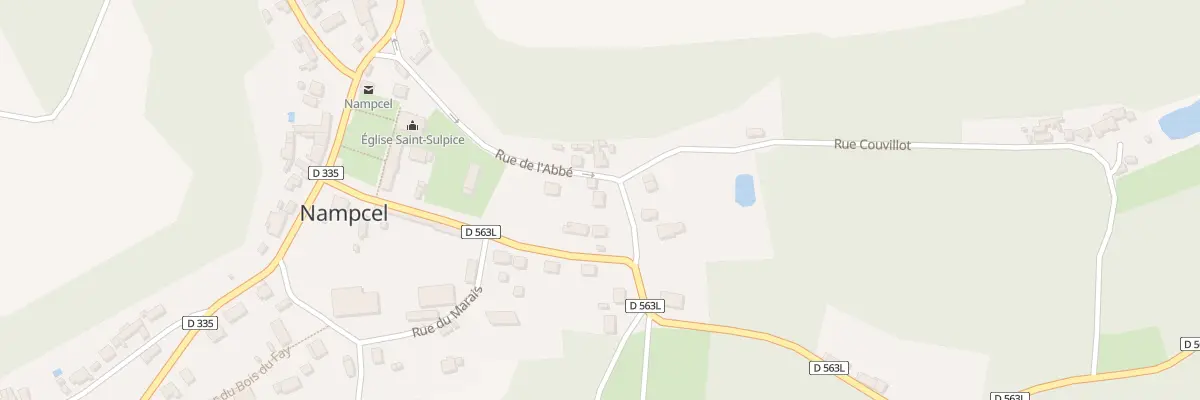 Plan du 2 Rue de l’Abbé à Nampcel