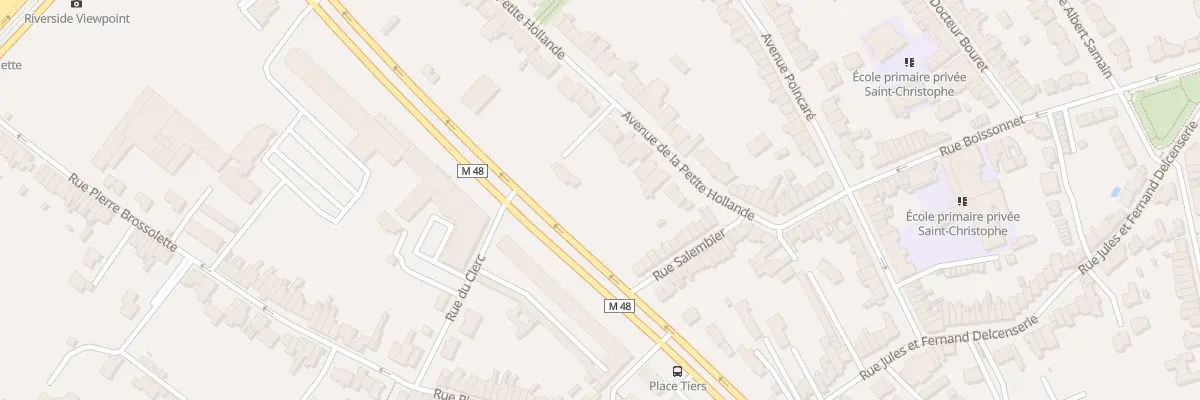 Plan du 60B Rue de la Petite Hollande à Marcq-en-Barœul