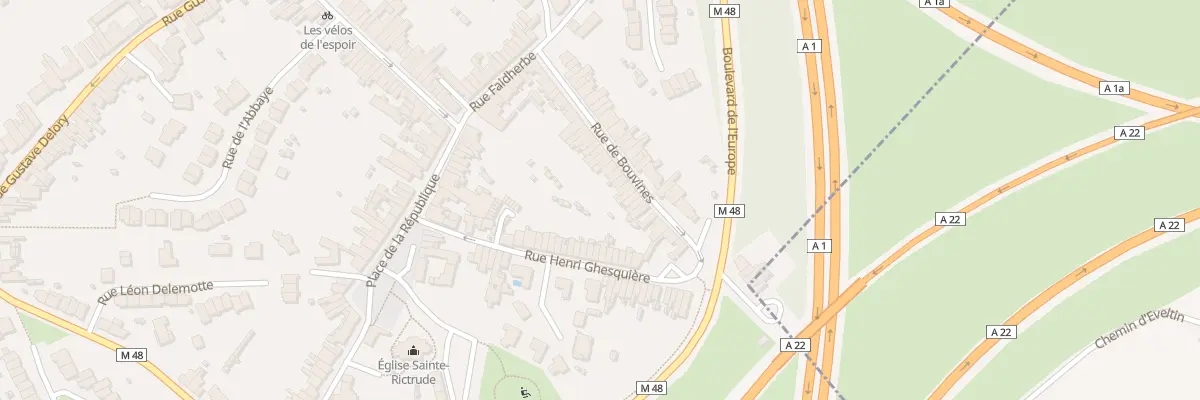 Plan du 104 Rue de Bouvines à Ronchin