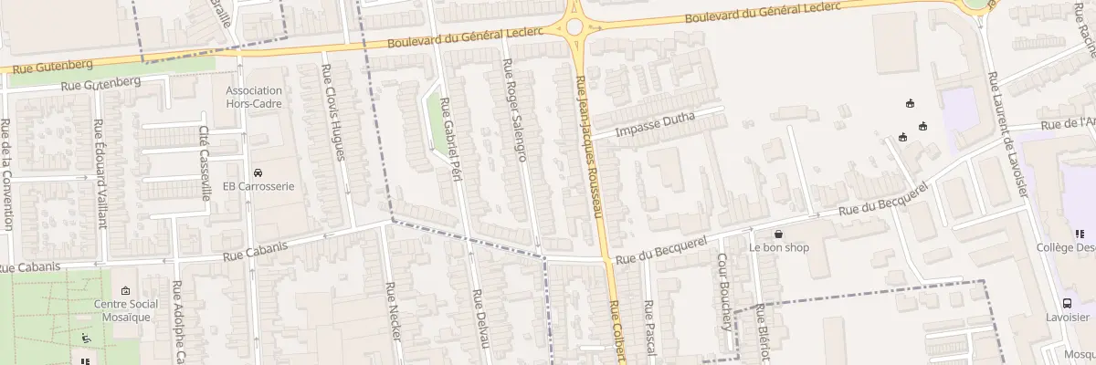 Plan du 37 Rue Roger Salengro à Mons-en-Barœul