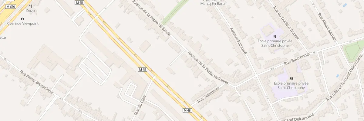 Plan du 56 Rue de la Petite Hollande à Marcq-en-Barœul