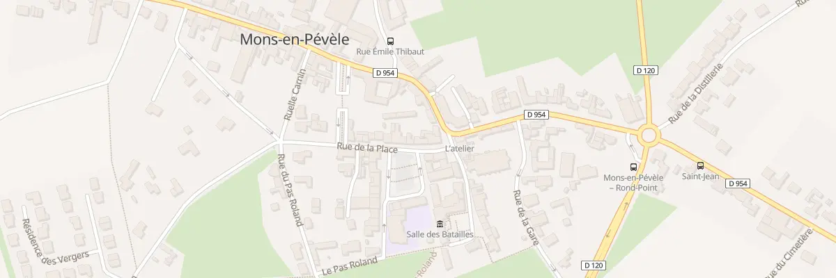 Plan du 26 Rue de la Place à Mons-en-Pévèle