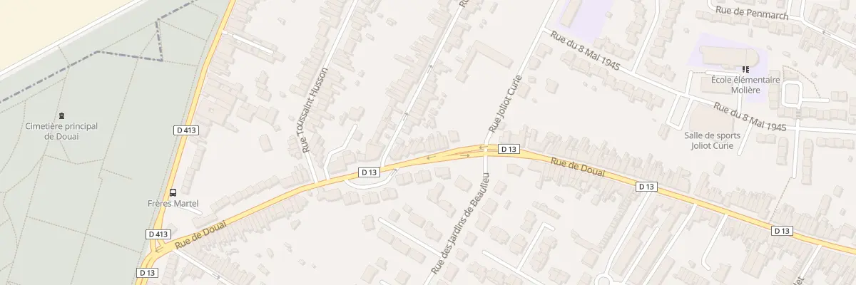 Plan du 782 Rue de Douai à Sin-le-Noble