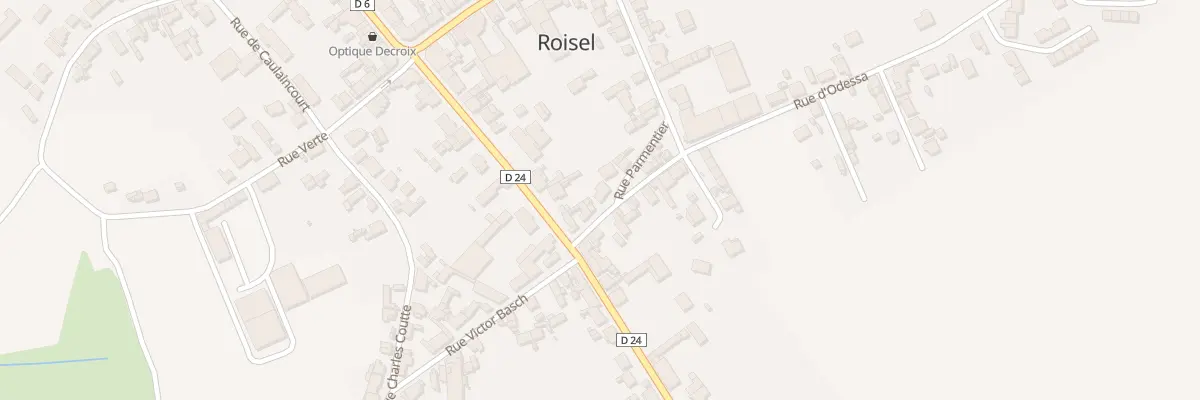 Plan du 3 Rue Parmentier à Roisel