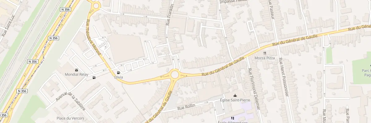 Plan du 127 Rue du Général De Gaulle à Mons-en-Barœul