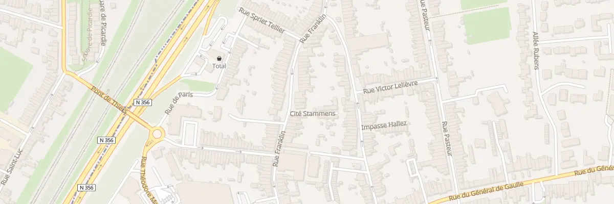 Plan du 34 Rue Franklin à Mons-en-Barœul