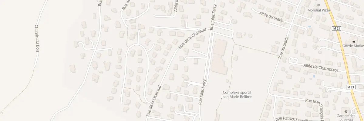 Plan du 78 Rue Jules Ferry à Cébazat