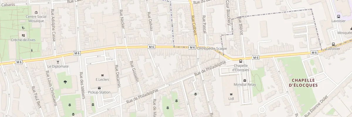 Plan du 154 Rue de Lannoy à Lille