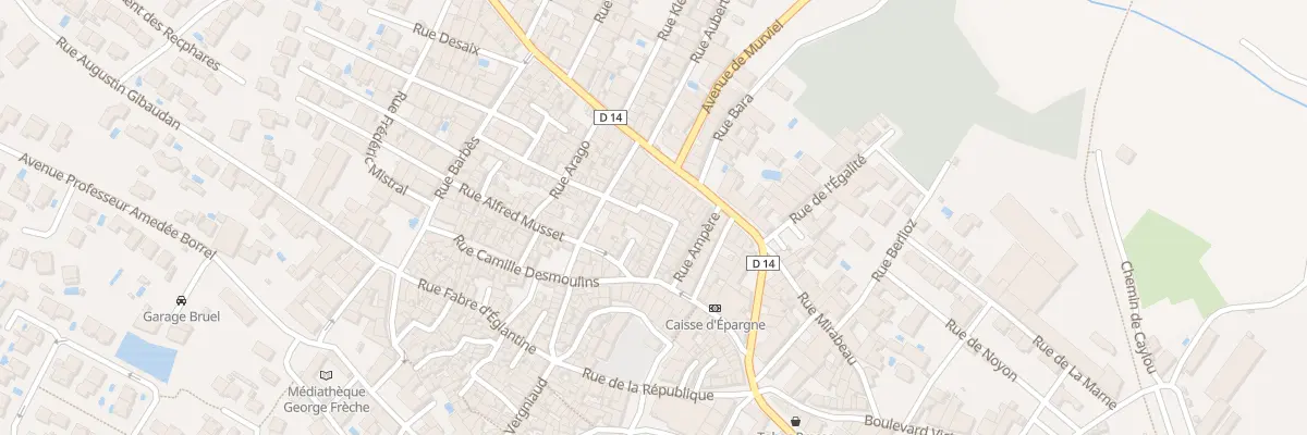 Plan du 8 Rue Hoche à Cazouls-lès-Béziers