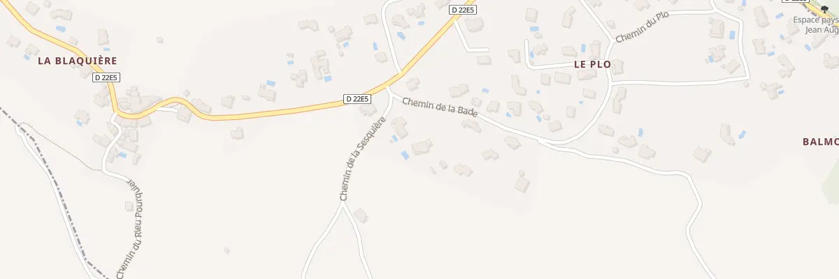 Plan du 2 Che de la Bade au Pradal