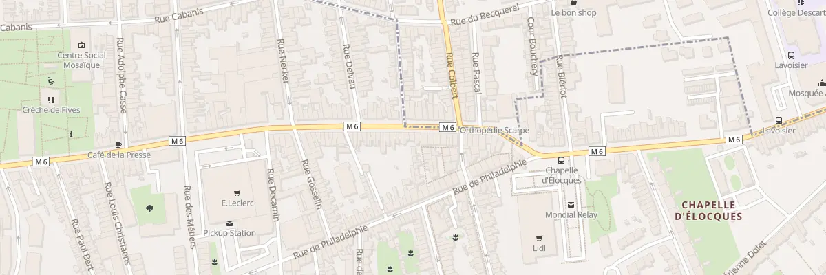 Plan du 156 Rue de Lannoy à Lille