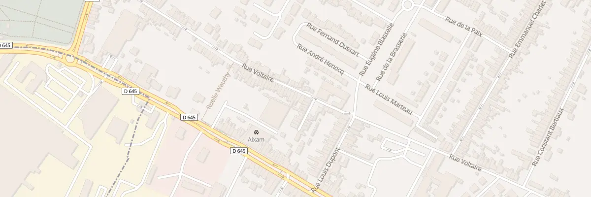 Plan du 491 Rue Voltaire à Sin-le-Noble