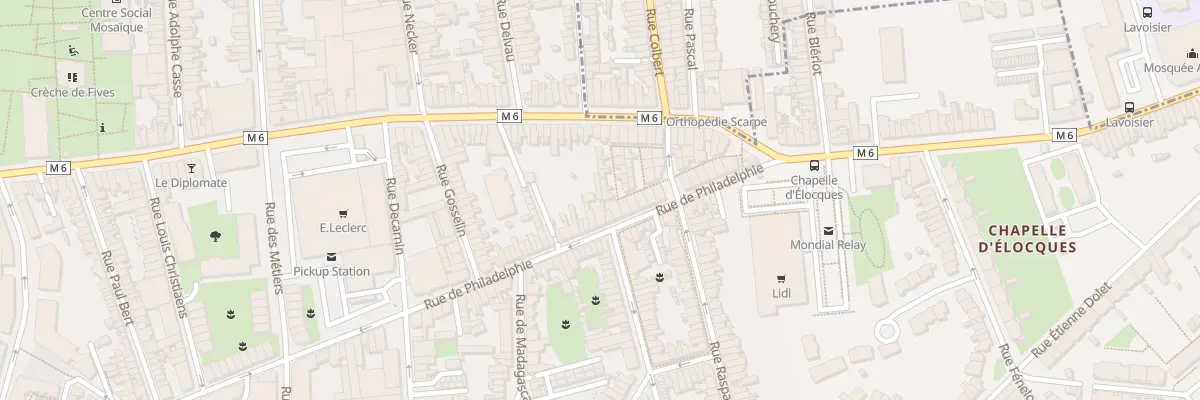 Plan du 119 Rue de Philadelphie à Lille