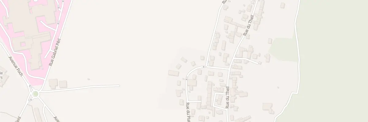 Plan du 25 Rue du Plateau à Coulommiers