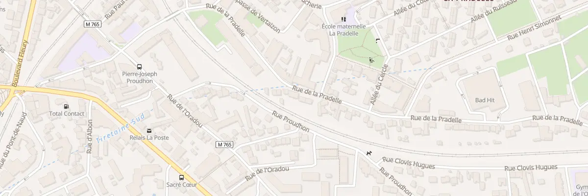 Plan du 62 Rue de la Pradelle à Clermont-Ferrand