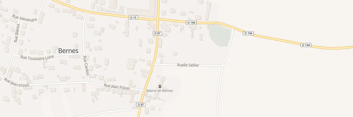 Plan du 5 Rle Sellier à Bernes