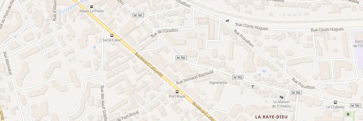 Plan du 54 Rue de l’Oradou à Clermont-Ferrand