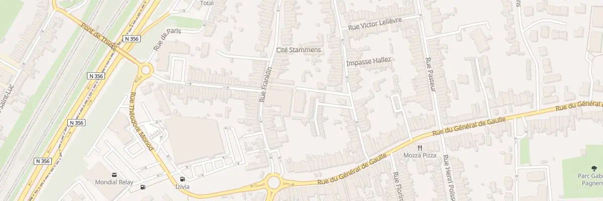 Plan du 21B Rue Carnot à Mons-en-Barœul