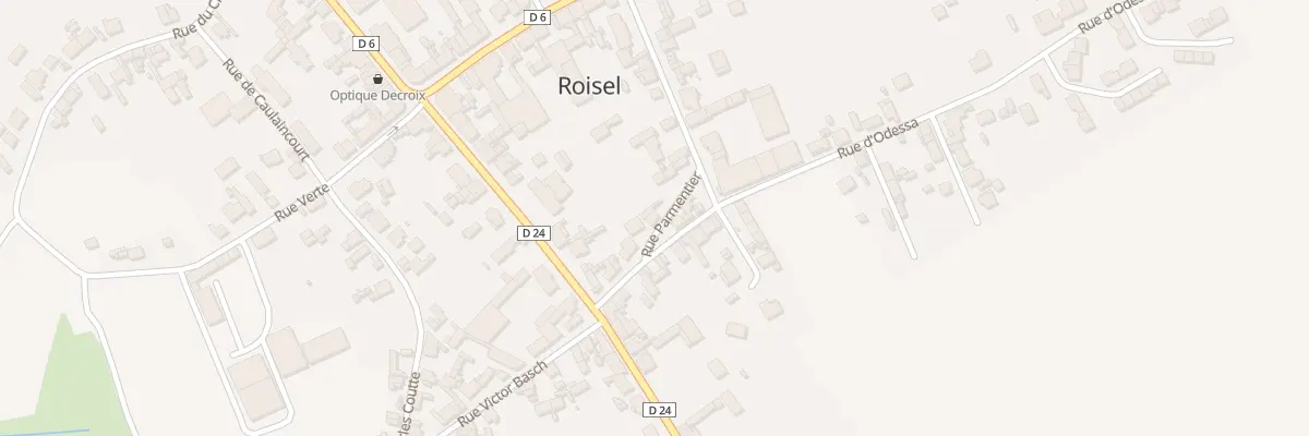 Plan du 7 Rue Parmentier à Roisel