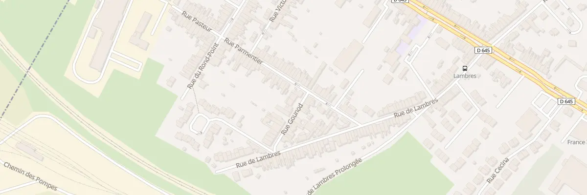 Plan du 14 Rue Gounod à Sin-le-Noble