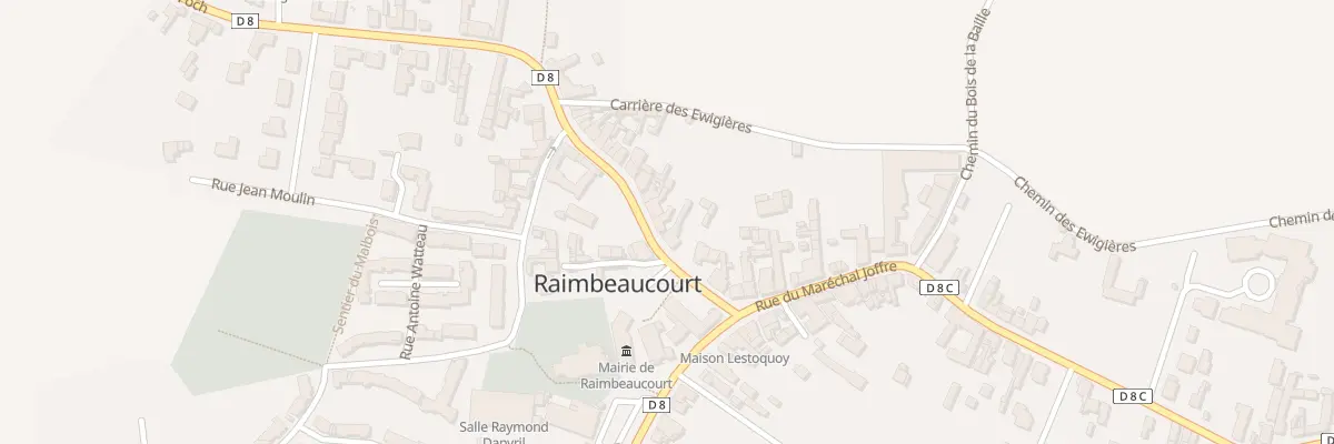 Plan du 65 Rue Marechal Foch à Raimbeaucourt