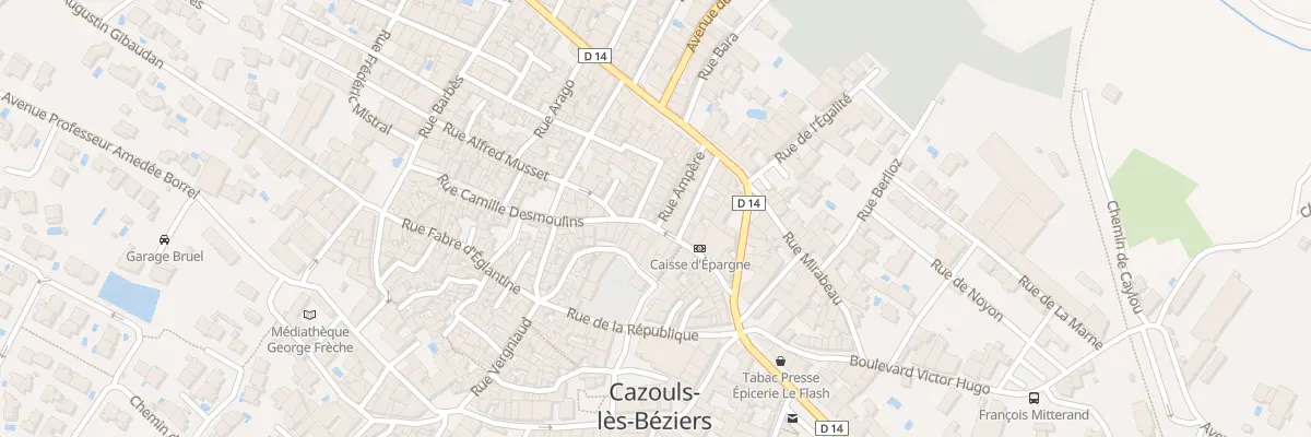 Plan du 17 Rue Condorcet à Cazouls-lès-Béziers