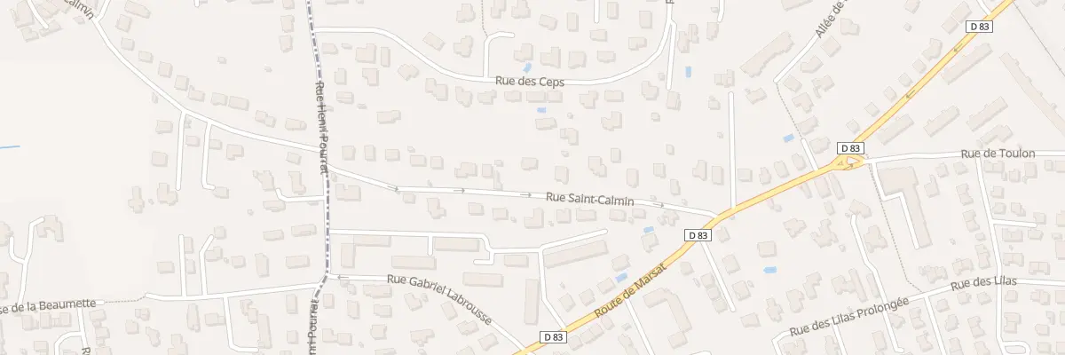 Plan du 13B Rue de Saint Calmin à Riom